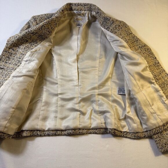 Vintage Talbots Tweed Blazer‎ Jacket Sz 2 Single Breast Old Money Preppy Classic - Picture 9 of 14